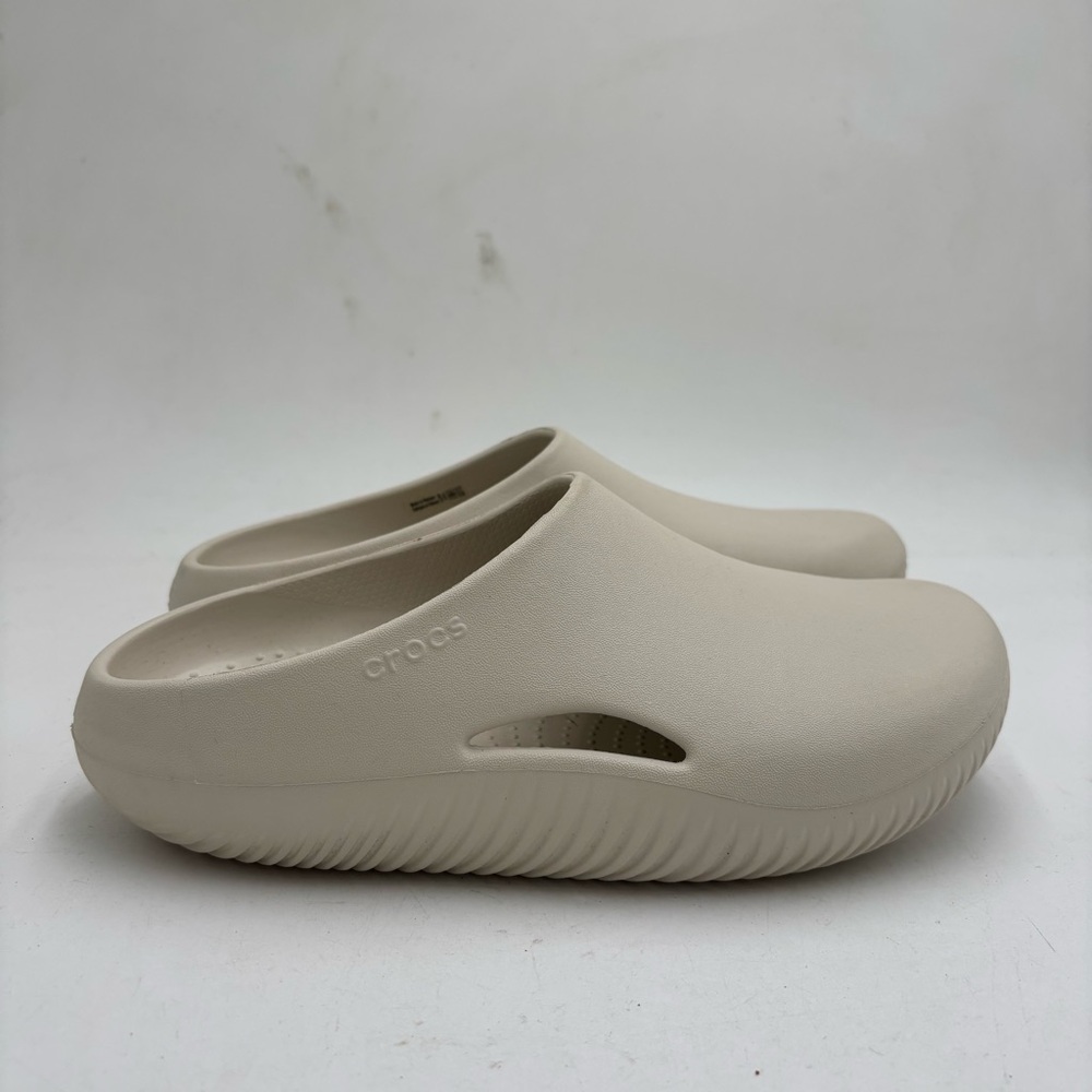 CROCS Cream Mules & Clogs
